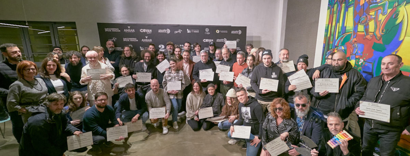 Foto de familia 24 Premios de la Música Aragonesa. Foto, Luis Lorente