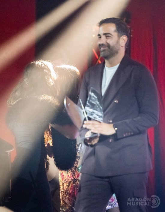 27 Premios de la Música Aragonesa – Gala – Monzón 18-4-26. Foto de Ángel Burbano para Aragón Musical (376) Premio Especial a la Agitación 2025: Corporación Aragonesa de Radio y Televisión